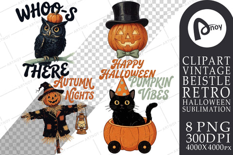 Sublimation Retro Autumn Pumpkin Jamboree Sublimation artnoy 