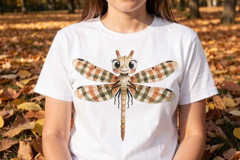 Sublimation Retro Gingham Harvest Bug Buddies Sublimation artnoy 