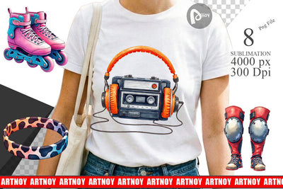 Sublimation Retro Roller Vibes Sublimation artnoy 