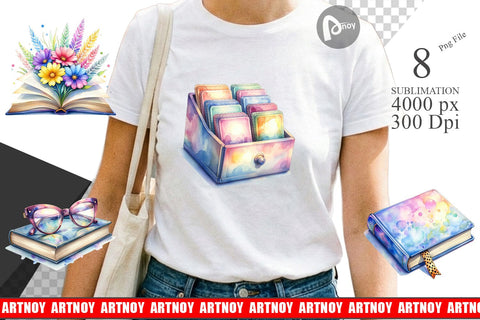 Sublimation Retro Teacher Books Sublimation artnoy 
