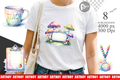 Sublimation Retro Teacher Design Sublimation artnoy 
