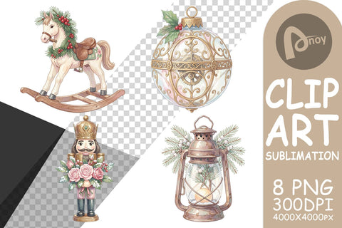 Sublimation Romantic Victorian Holiday Watercolor Sublimation artnoy 