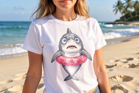 Sublimation Salty Summer Sea Animal Watercolor Sublimation artnoy 