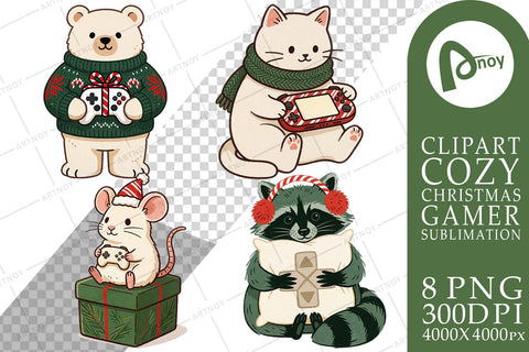 Sublimation Santa Cozy Console Holiday Pets Sublimation artnoy 