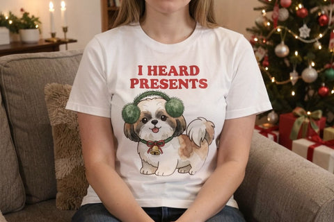 Sublimation Santa Workshop Dog Helpers Sublimation artnoy 