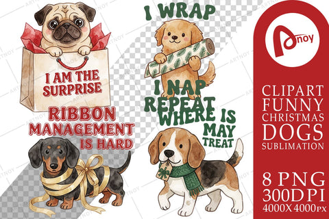 Sublimation Santa Workshop Dog Helpers Sublimation artnoy 