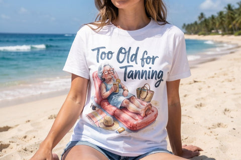 Sublimation Sarcastic Annoyed Beachside Granny Sublimation artnoy 