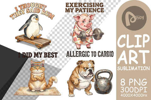 Sublimation Sarcastic Anti Fitness Vintage Sublimation artnoy 