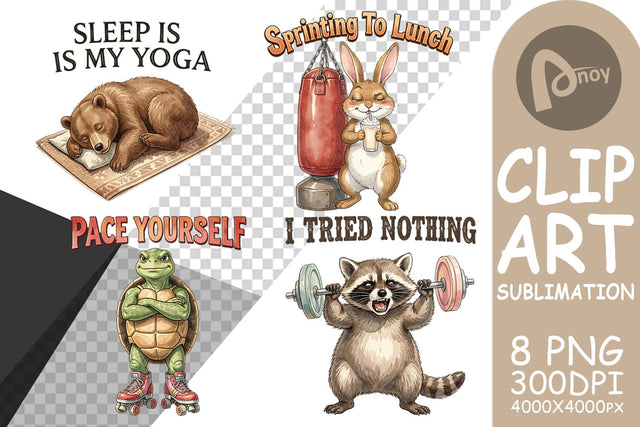 Sublimation Sarcastic Anti Fitness Vintage Sublimation artnoy 