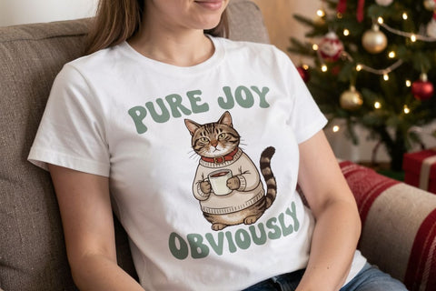 Sublimation Sarcastic Christmas Feline Cat Quotes Sublimation artnoy 