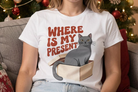 Sublimation Sarcastic Christmas Feline Cat Quotes Sublimation artnoy 