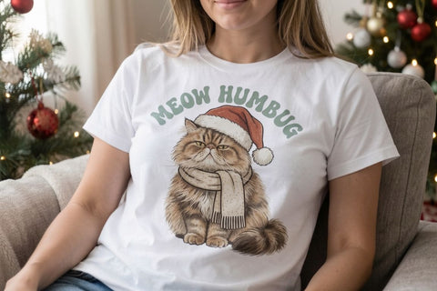 Sublimation Sarcastic Christmas Feline Cat Quotes Sublimation artnoy 