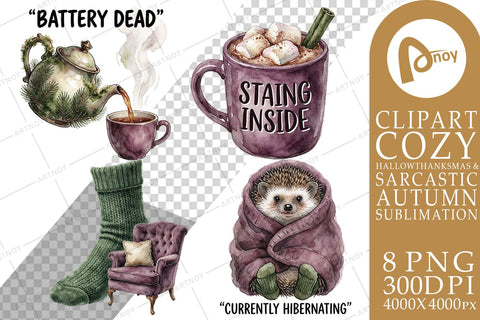 Sublimation Sarcastic Cozy Season Survival Kit Sublimation artnoy 