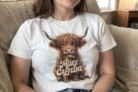 Sublimation Sarcastic Highland Cow Coffee Club Quotes Sublimation artnoy 