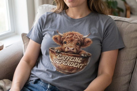 Sublimation Sarcastic Highland Cow Coffee Club Quotes Sublimation artnoy 
