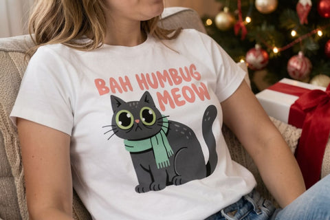 Sublimation Sarcastic Holiday Feline Quotes Sublimation artnoy 