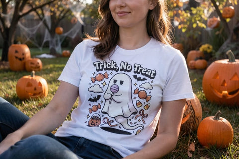 Sublimation Sarcastic Pastel Halloween Treat Sublimation artnoy 