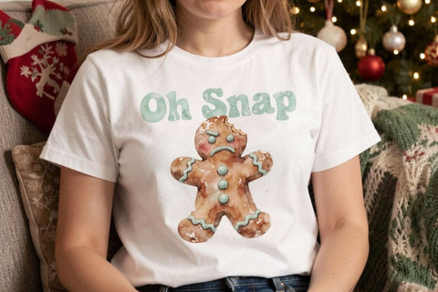 Sublimation Sarcastic Retro Gingerbread Cookies Watercolor SVG artnoy 
