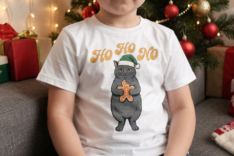 Sublimation Sarcastic Retro Holiday Cats Sublimation artnoy 