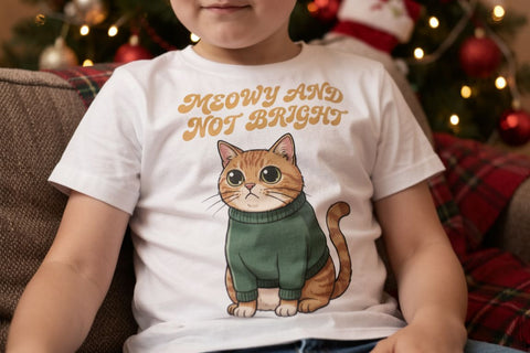 Sublimation Sarcastic Retro Holiday Cats Sublimation artnoy 