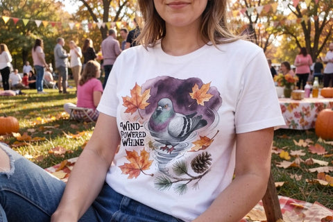 Sublimation Sarcastic Solarpunk Autumn Birds Quote Sublimation artnoy 