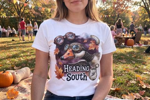 Sublimation Sarcastic Solarpunk Autumn Birds Quote Sublimation artnoy 