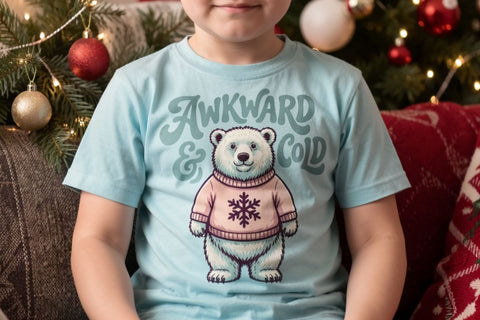 Sublimation Sarcastic Winter Arctic Holiday Animals Sublimation artnoy 