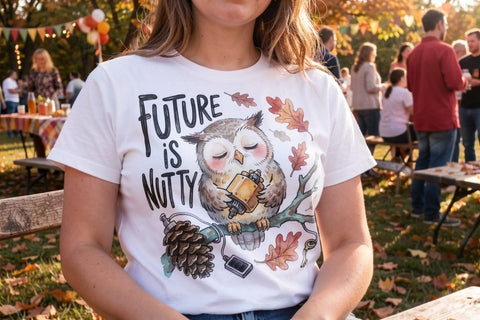 Sublimation Sardonic Eco Woodland Animals Quote Sublimation artnoy 