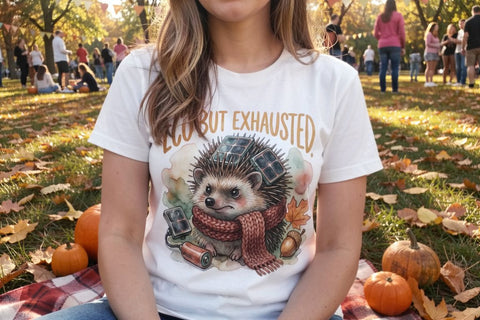 Sublimation Sardonic Eco Woodland Animals Quote Sublimation artnoy 
