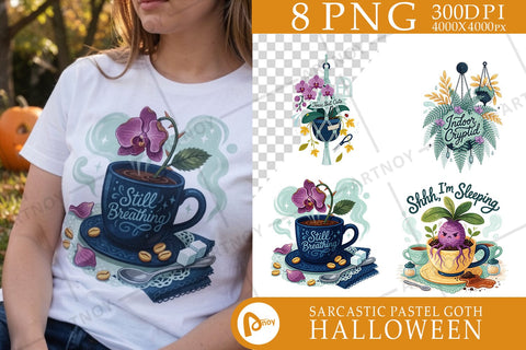 Sublimation Sassy Houseplant Pastel Goth Sublimation artnoy 