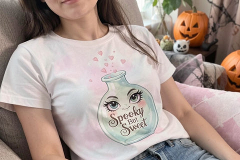 Sublimation Sassy Spooky Pastel Halloween Quote Sublimation artnoy 