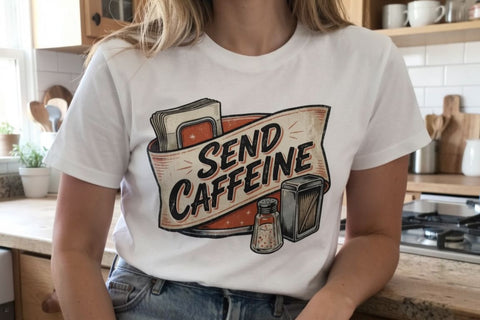Sublimation Sassy Vintage Anti-Social Morning Quote Sublimation artnoy 