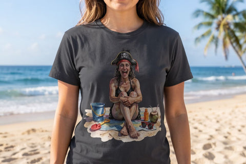 Sublimation Sassy Witch Beach Vacation Meltdown Sublimation artnoy 