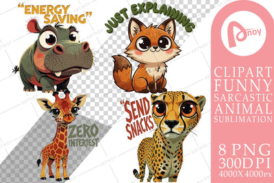 Sublimation Savanna Shade Club Sarcastic Animals Sublimation artnoy 