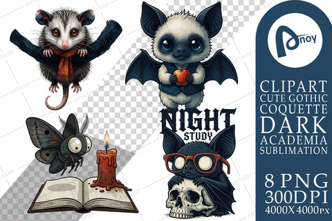 Sublimation Scholarly Nocturnal Big-Eye Critters Sublimation artnoy 