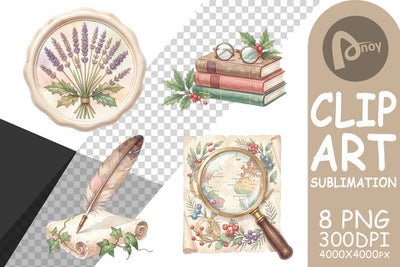 Sublimation Sentimental Holiday Post Watercolor Sublimation artnoy 