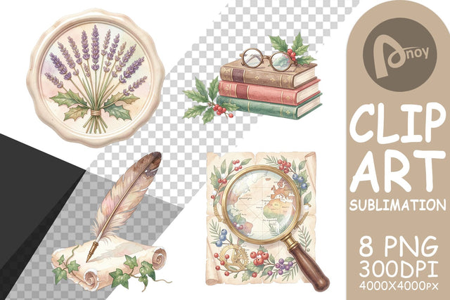 Sublimation Sentimental Holiday Post Watercolor Sublimation artnoy 