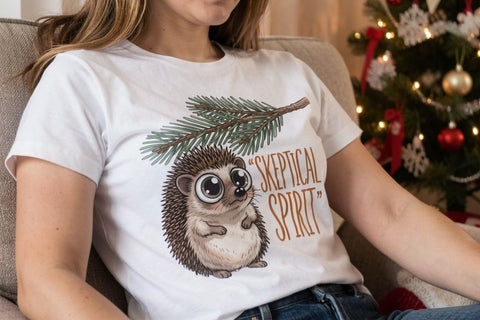 Sublimation Skeptical Woodland Holiday Critters Sublimation artnoy 