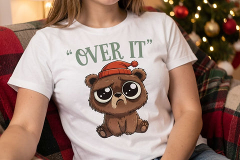 Sublimation Skeptical Woodland Holiday Critters Sublimation artnoy 