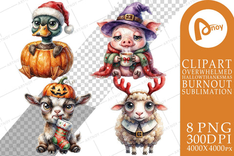 Sublimation Sleepy Barnyard Holiday Burnout Sublimation artnoy 