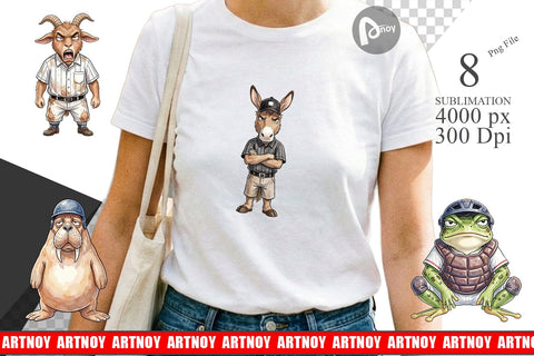 Sublimation Snarky Baseball Catcher Watercolor Sublimation artnoy 
