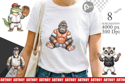 Sublimation Snarky Baseball Catcher Watercolor Sublimation artnoy 