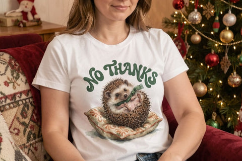 Sublimation Snarky Retro Woodland Holiday Fauna SVG artnoy 