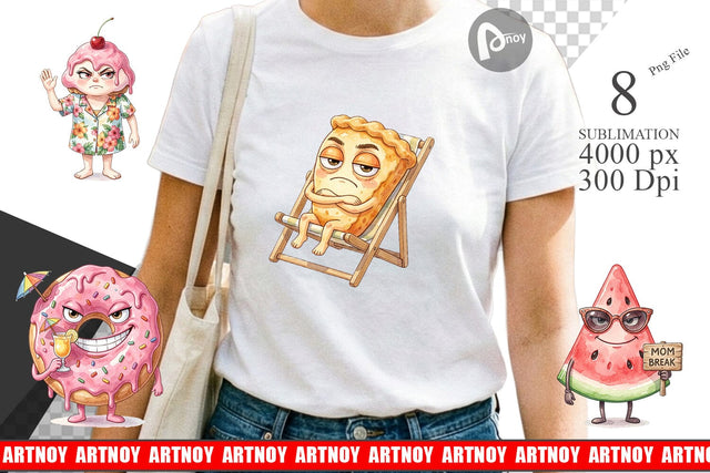 Sublimation Snarky Summer Treat Moods Sublimation artnoy 