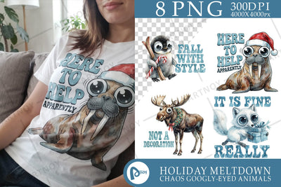 Sublimation Snow Day Disasters & North Pole Sublimation artnoy 