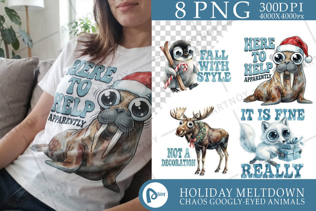 Sublimation Snow Day Disasters & North Pole Sublimation artnoy 