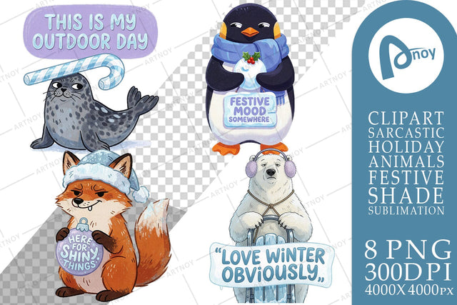 Sublimation Snowday Sass Frosty Sarcastic Pets Sublimation artnoy 