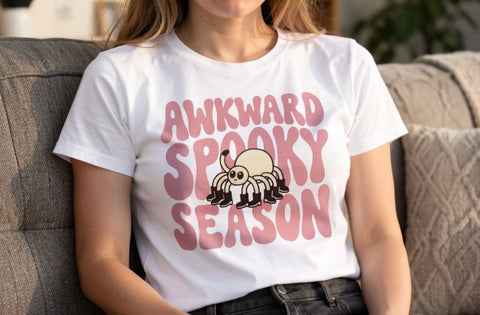 Sublimation Socially Awkward Ghost Retro SVG artnoy 