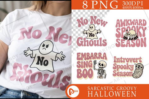 Sublimation Socially Awkward Ghost Retro SVG artnoy 