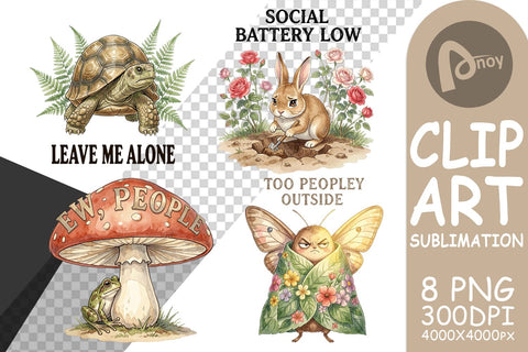 Sublimation Socially Exhausted Introvert Botanicals Sublimation artnoy 